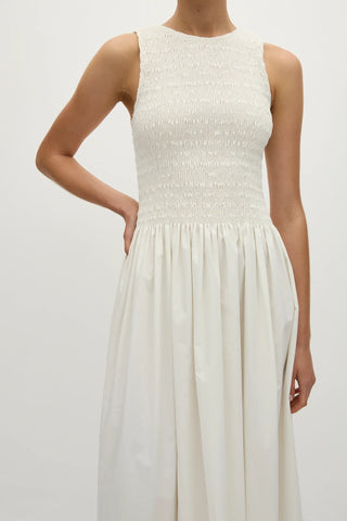 FAITHFULL | ALENA MAXI DRESS - WHITE