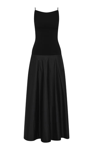 BACKLESS CIRCLE HEM DRESS