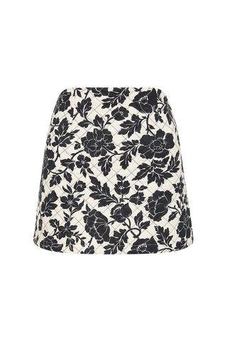 POSSE | ROMEO MINI SKIRT - NOIR BLOOM