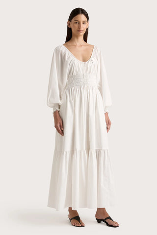 FAITHFULL | FLEUR MAXI DRESS - WHITE