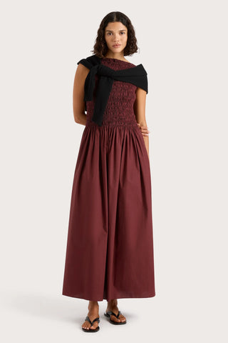 FAITHFULL | MARGOT MAXI DRESS - BOURDEAUX