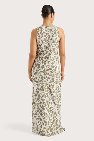 FAITHFULL | SILYA MIDI DRESS POPLAR SAGE