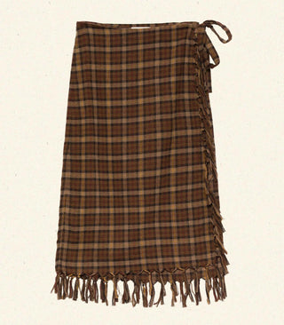 SASKIA SKIRT - CORNWALL PLAID