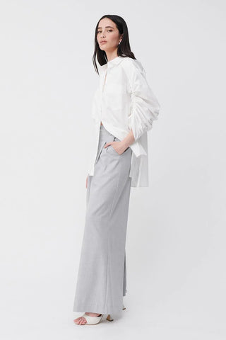 SUBOO | ORSAY RUCHED SLEEVE OVERSIZED SHIRT