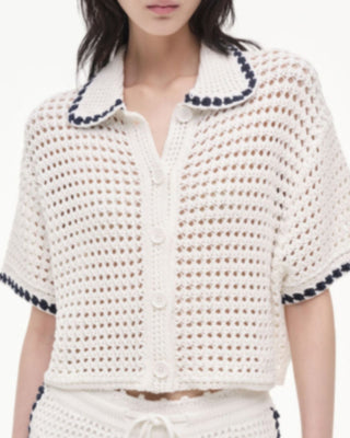 SIMKHAI | CAMP SHIRT - IVORY