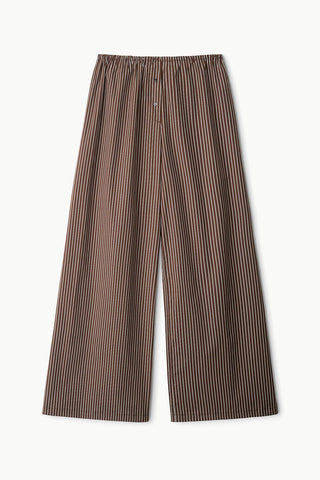 STAUD | BONFIRE PANT - DARK OAK MICRO STRIPE