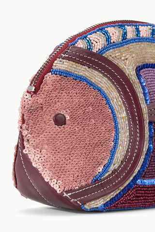 PESCE BEADED CLUTCH - ULTRAVIOLET