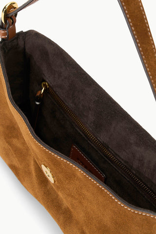 STAUD | HARLOW BAG - TAN SUEDE