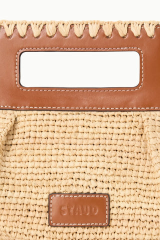 STAUD | LENA CLUTCH NATURAL TAN