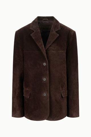 NATALIE SUEDE JACKET ESPRESSO