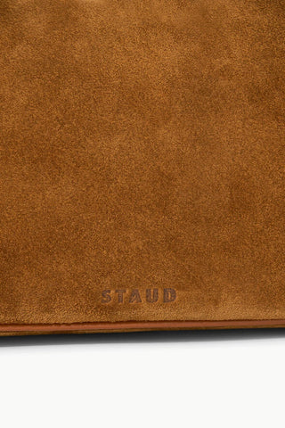 PINE SHOULDER BAG - TAN SUEDE