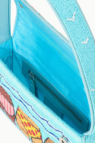 STAUD | TOMMY BEADED BAG BEACH BUMS