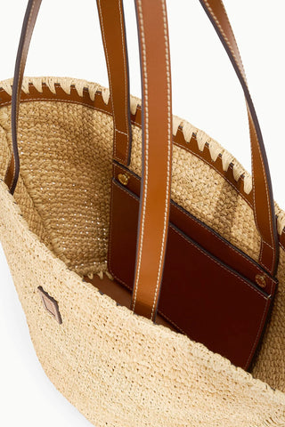 STAUD | VISTA TOTE NATURAL TAN