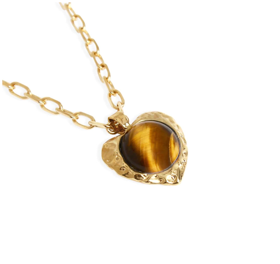 Louis Vuitton Yellow Gold Tiger Eye Bag Charm Pendant