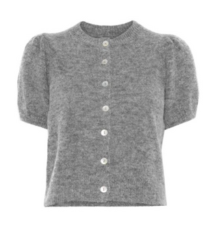 ANISA CARDIGAN - HEATHER GREY
