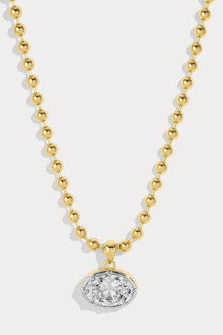 LARGE CLEO OVAL - TWO TONE