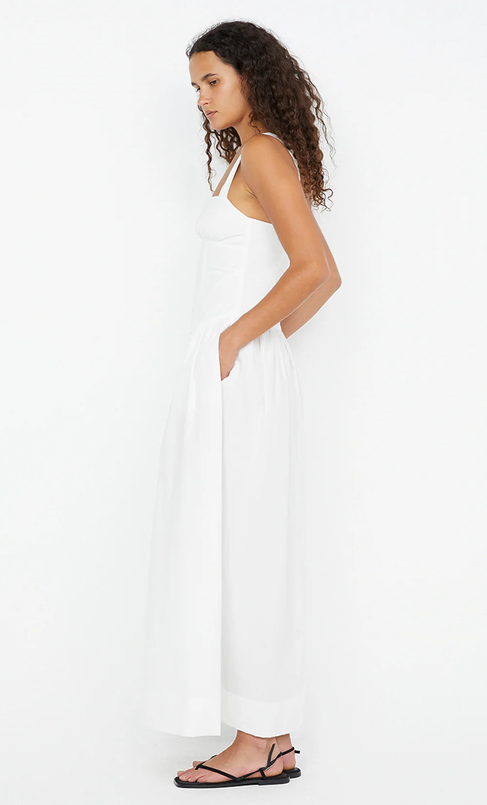 DUNE MAXI DRESS - WHITE ROVE DUNE MAXI DRESS - WHITE ROVE