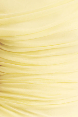 SHONA JOY | MIRA OFF SHOULDER TOP - SHERBET YELLOW