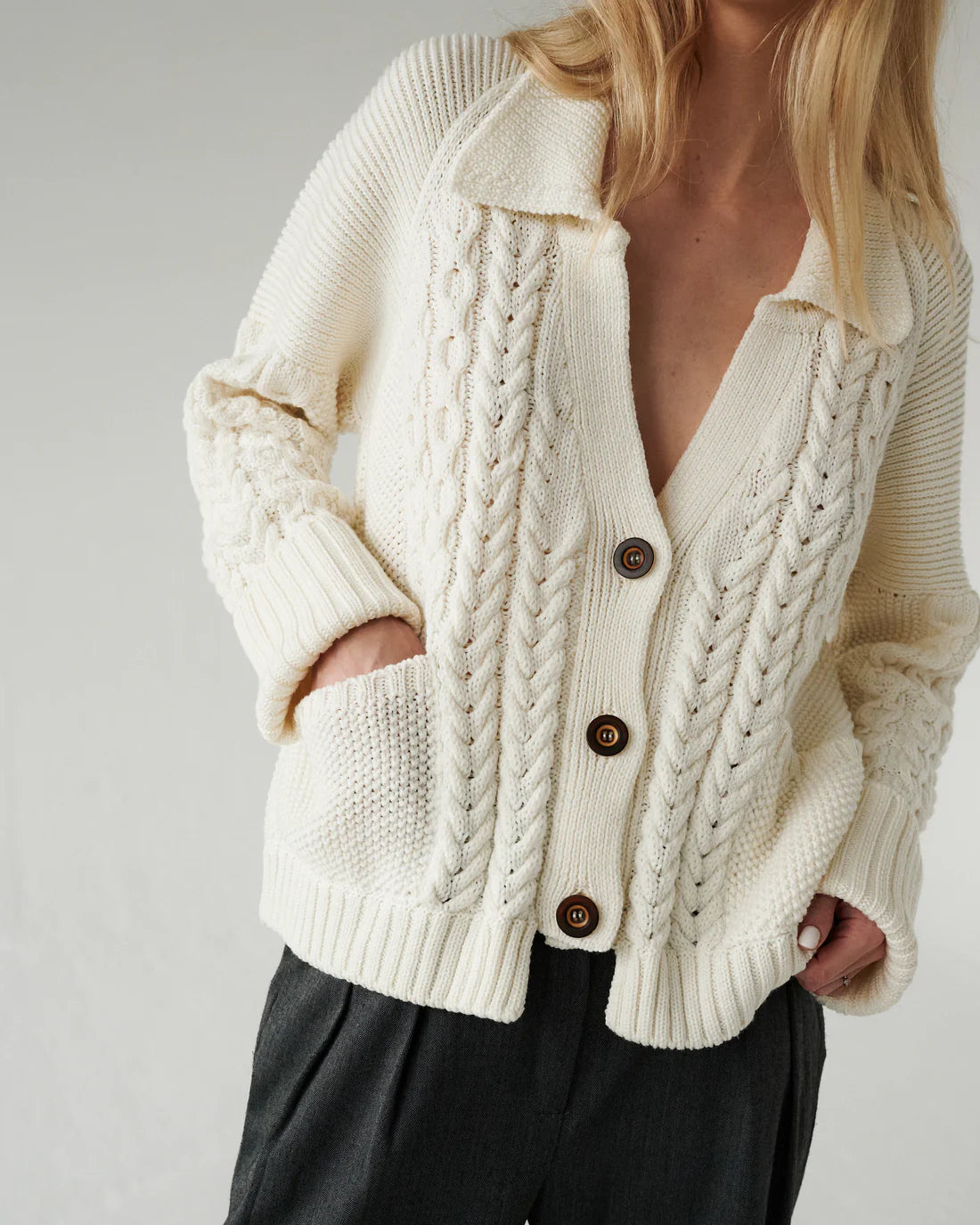 THE KNOTTY ONES | ZEMYNA WOOL CARDIGAN