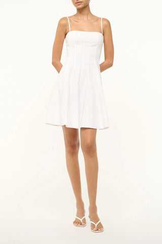 WYLIE MINI DRESS - WHITE